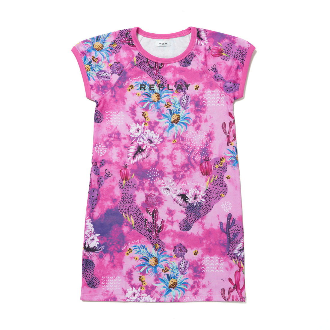 ボタニカルプリントドレス 詳細画像 ピンク 1